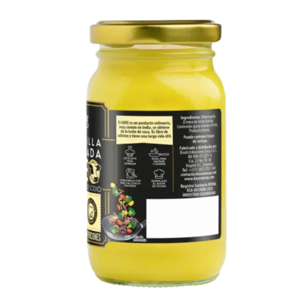 Mantequilla Clarificada Ghee 420gr Karavansay - Imagen 2