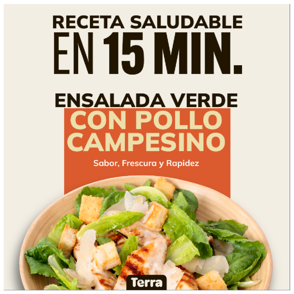 Receta Pollo campesino Terra Premium