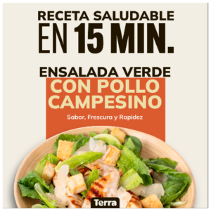 Receta Pollo campesino Terra Premium